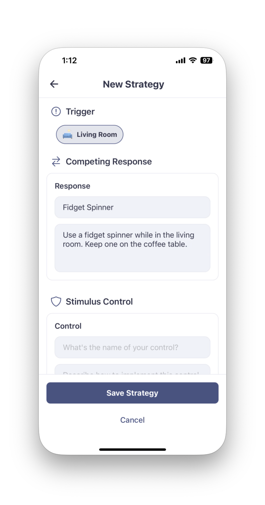 Armatillo strategy screen