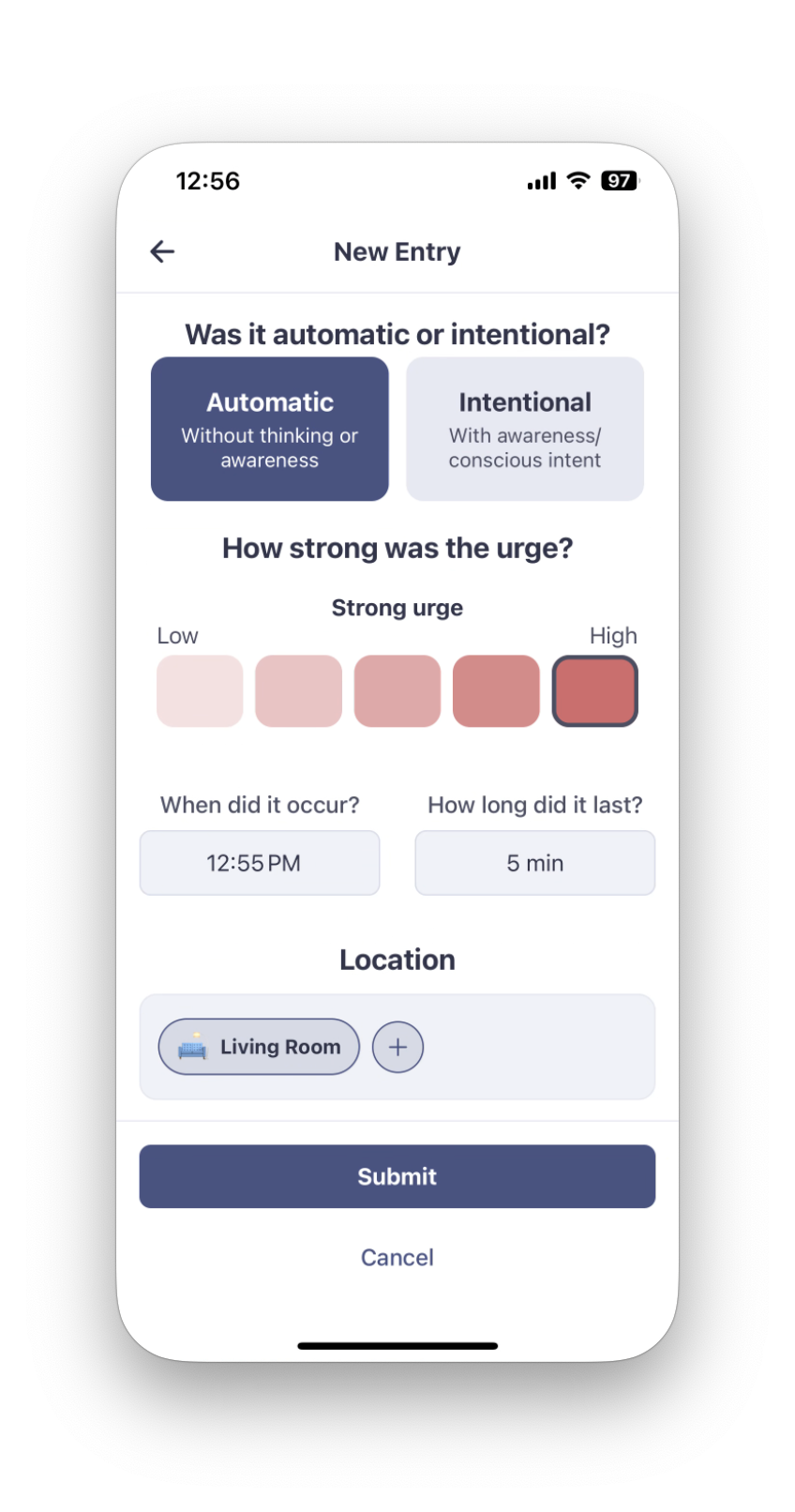 Armatillo tracking screen